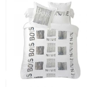 Dourev Housse de couette 260x240 Forest + 2 taies coton 57 fils