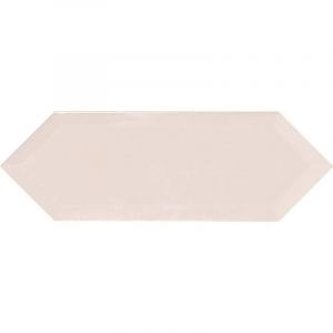 Carrelage hexagonal Plato rose Brillant 10x30 cm