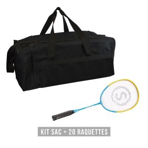 Kit raquettes (sac + 20 raquettes) enfant Sporti School 58