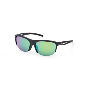 Adidas Sport Unisex SP0112 02Q Lunettes de soleil Inject&eacute; Noir Vert Carr&eacute; Normale