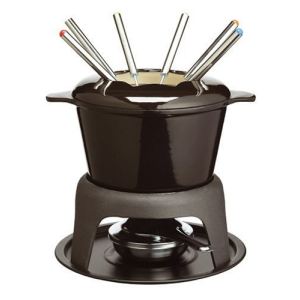Image de Kitchen craft Master Class - Service à fondue en fonte avec 6 fourchettes