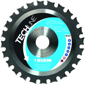 Diam industries Disque carbure &agrave; multi mat&eacute;riaux - Denture multi-n&eacute;gative &Oslash;230 mm x 22,23mm