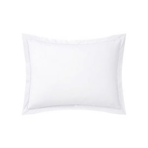 Olivier Desforges Taie d'oreiller Percale de coton 80 fils, Alcove Blanc - Couleur Blanc - Taille 85 x 210 cm