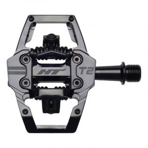 Image de HT Components Pédales automatiques VTT T2 aluminium noir