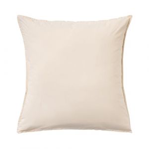 Essix Taie d'oreiller Unie en Percale de Coton lav&eacute;e, Delicate, 65 x 65 cm