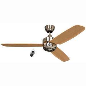 Casafan Night Flight BN-BU - Ventilateur de plafond 132 cm 3 pales