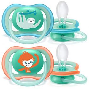 Philips Lot de 2 sucettes ultra air