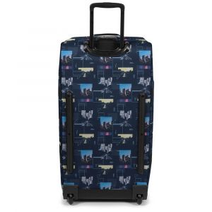 Image de Eastpak Tranverz L Valise 2 roulettes 79 cm shapes blue