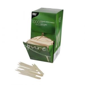 Image de Pap Star Piques-frites en bois -pure- 8,5 cm