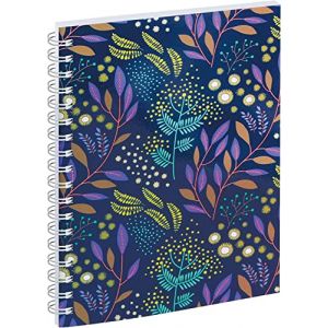 Exacompta 337012E - Hebdo Planner spiral&eacute; Mini Labo - 21 cm x 15 cm - Coloris Bleu