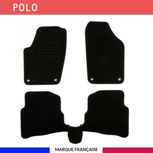 Tapis de voiture - Sur Mesure pour polo (2003 - 2009) - 3 pièces - Tapis de sol antidérapant pour automobile