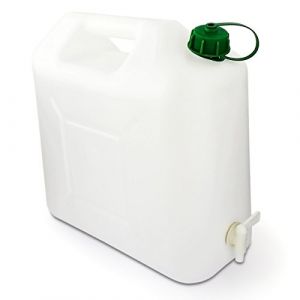 Jerry Can All Ride avec robinet - Capacité max. Capacité 15L - Robinet - Plastique - Blanc/Bleu