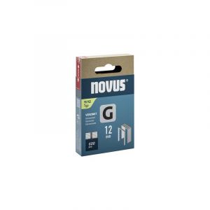 Novus Tools 042-0798 Agrafes à fil plat G type 11, gris, 12 mm