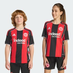 Adidas Eintracht Francfort Maillot Domicile 2025/26 Enfant - Nike, pointure 128 cm - ['Noir', 'Rouge'] - Taille 128 cm