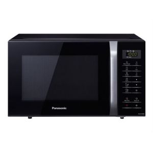 Panasonic Four à micro-ondes combiné avec grill, 800 W, 23 litres, 63 décibels, acier, 5 vitesses - NN-K37HBMEBG