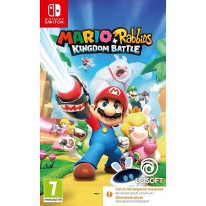 Ubisoft Mario + Rabbids (Lapins Cr&eacute;tins) Kingdom Battle - Code in Box (Nintendo Switch)