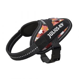 Harnais IDC Power, Taille: 2XS/Baby 2, Rose &agrave; Petites Fleurs