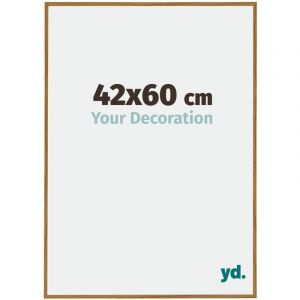 Image de Yd. - Your Decoration - 42x60 cm - Cadre Photo en Plastique Avec Verre acrylique - Anti-Reflet - Excellente Qualit&eacute; - H&ecirc;tre Clair - Cadre Decoration