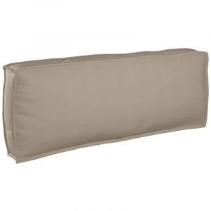 Coussin pour dossier de palette Taupe 120 x 40 x 12 cm Vidaxl
