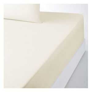 Drap housse uni en coton, matelas épais, Scenario Marron Couleur Marron Taille S