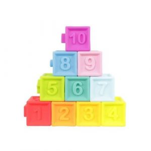 Kruzzel - Cubes sensoriels &agrave; empiler - A partir de 6 mois
