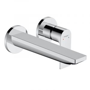 Image de Hansgrohe Rebris e Mitigeur monocommandé pour lavabo encastré pour montage mural avec bec 20 cm, saillie 200 mm, 72568, Coloris: chrome - 72568000