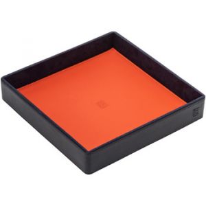 Dudu Vide-Poches en Cuir coloré de Design pour l'entrée, Porte-Objets avec Paquet Cadeau Navy