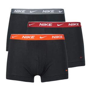 Nike Boxer Trunk Dry Fit noir orange rouge (3 paires) - S