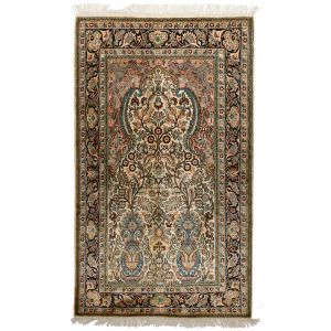 Image de Tapis Nou Main Cachemire tapis d'Orient Multicolore 95 x 160 cm