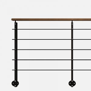 INITIO - Kit garde-corps 2m prêt à poser en aluminium