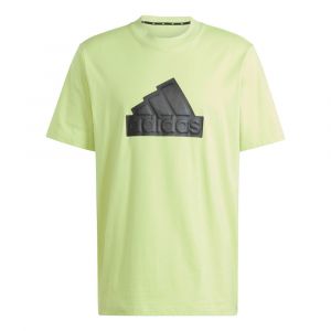 Adidas Future Icon Badge Of Sport T-shirt Hommes - Jaune Lemon, Noir