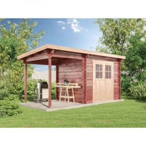 Carlsson Abri de jardin Corfou avec extension de toit