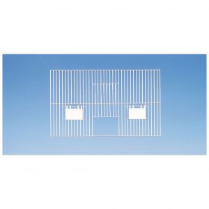 Nobby AF Grille de Cage en Zingué pour Oiseau 60 x 30 cm