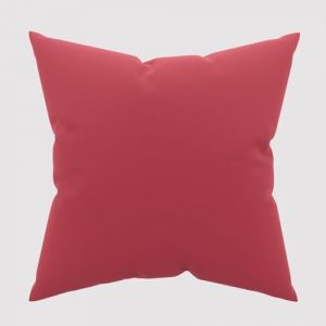 Atmosph&egrave;re Soleil D Ocre - Taie d'oreiller unie 63x63 cm zzz rouge - Rouge