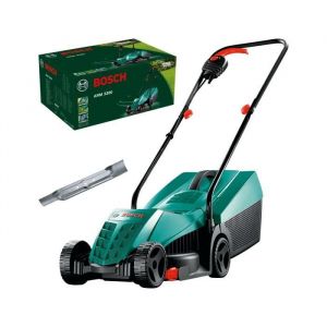 Bosch Tondeuse à Gazon Electrique 1200W + 2ème Lame Offerte Coupe 32cm Jardin