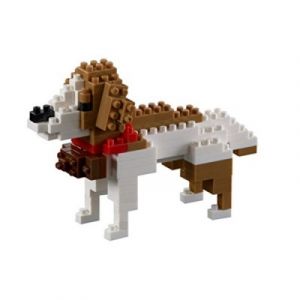 Brixies Saint Bernard (Level 2) - Puzzle Nano 3D 140 pi&egrave;ces