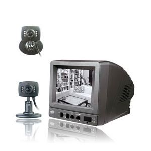 Image de Extel WESV 87101 SER.R3 - Kit videosurveillance filaire avec 2 caméras noir et blanc