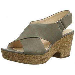 Clarks Maritsa Lara nubuck Femme-38-Gris