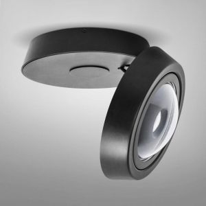 Megatron Solo Movimento spot plafond LED, noir