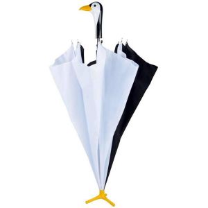 Party Pro Parapluie pingouin noir et blanc