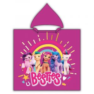Aymax Poncho avec capuche - My Little Pony Besties- Rose