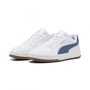 Puma Baskets Unisexes Caven 2.0 Jr pour Enfant Gomme Blanche Indigo foncé, 6 UK