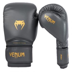 Venum Contender 1.5 Gants de boxe, Mixte Adulte, 12 Oz, Gris/Or