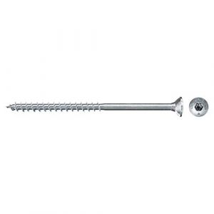Image de Fischer Vis à bois PowerFast II 3,0x45 Tête fraisée, empreinte TX, zingué blanc, filetage partiel/Boite de 500