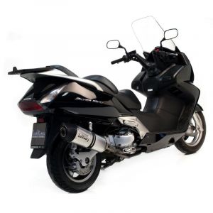 Silencieux Leovince LV One Evo inox casquette carbone pour Honda SW-T