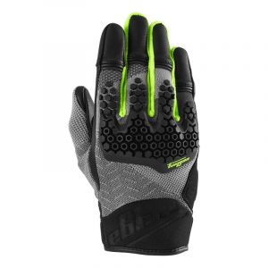 Furygan Gants cuir/textile Jack noir/gris/jaune- 3XL