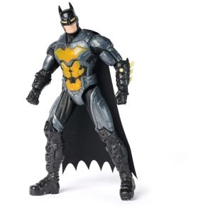 DC Comics - Figurine Batman Furtif Deluxe 30 Cm - Figurine Articul&eacute;e - Cr&eacute;ez Vos Propres Combats Masqu&eacute;s - Super H&eacute;ros - 20 Effets Sonores & Lumineux - Jouet &Agrave; Collectionner - Jouet Enfant 4 Ans Et +