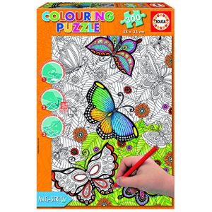 Educa Papillons - Puzzle 300 pièces à colorier