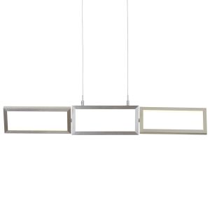 Brilliant AG Suspension LED LED intégrée Tunar G93450/21 28 W blanc chaud aluminium