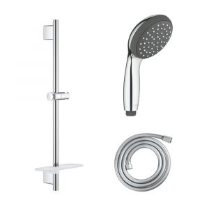 Image de Grohe Douchette 1 jet Vitalio Start 100 chromé avec barre de douche et flexible 175